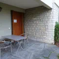 Coin repas sous terrasse