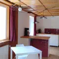 Table repas, ilôt et cuisine